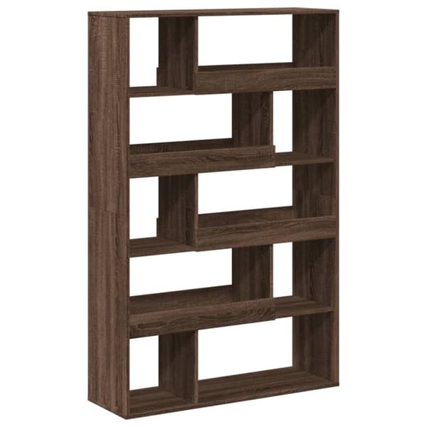 vidaXL rumdeler 100x33x156,5 cm konstrueret træ brun egetræsfarve