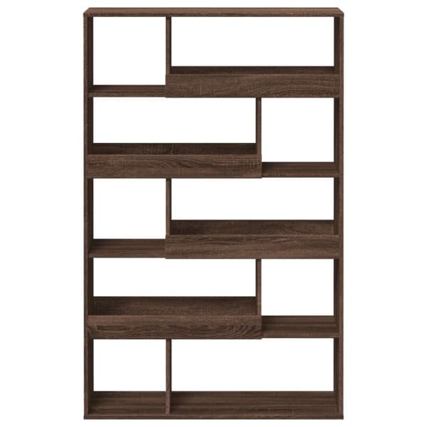 vidaXL rumdeler 100x33x156,5 cm konstrueret træ brun egetræsfarve