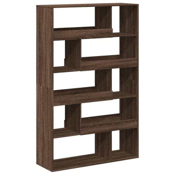 vidaXL rumdeler 100x33x156,5 cm konstrueret træ brun egetræsfarve