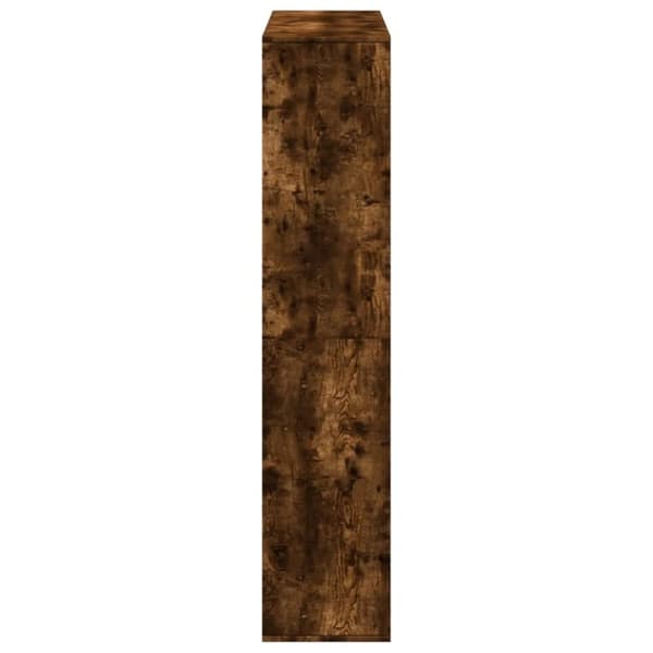 vidaXL rumdeler 100x33x156,5 cm konstrueret træ røget egetræsfarve