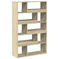 Miniatyrbillede 3 af 11: vidaXL rumdeler 100x33x156,5 cm konstrueret træ sonoma-eg