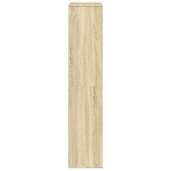 vidaXL rumdeler 100x33x156,5 cm konstrueret træ sonoma-eg