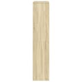 Miniatyrbillede 6 af 11: vidaXL rumdeler 100x33x156,5 cm konstrueret træ sonoma-eg