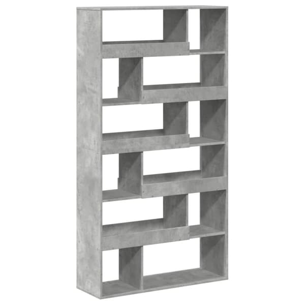 vidaXL Huoneenjakaja betoninharmaa 100x33x187,5 cm tekninen puu
