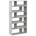 Pikkukuva 1 / 11: vidaXL Huoneenjakaja betoninharmaa 100x33x187,5 cm tekninen puu