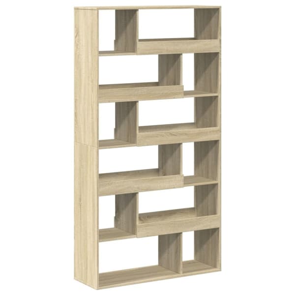 vidaXL Romdeler sonoma eik 100x33x187,5 cm konstruert tre
