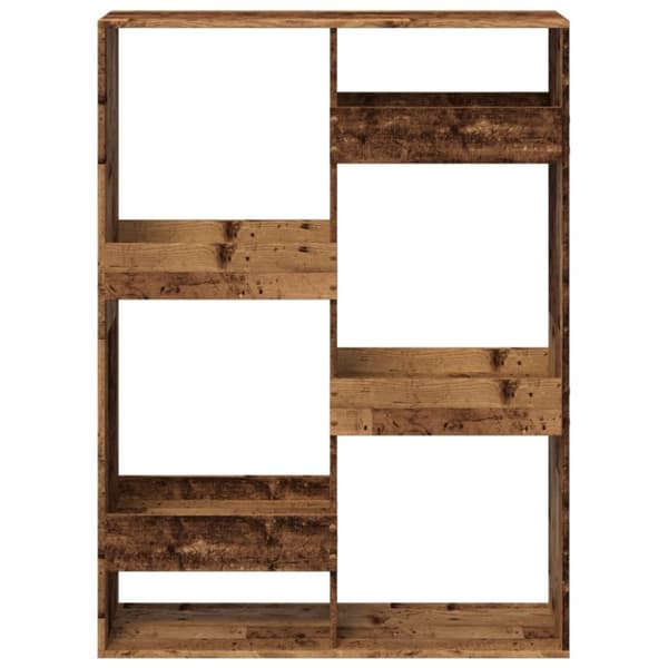 vidaXL Romdeler gammelt tre 100x33x135 cm konstruert tre