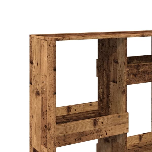 vidaXL Romdeler gammelt tre 100x33x135 cm konstruert tre