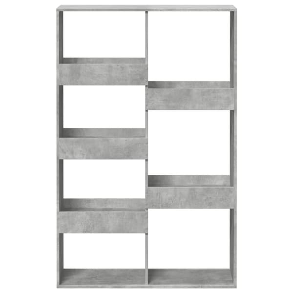vidaXL Romdeler betonggrå 100x33x155,5 cm konstruert tre