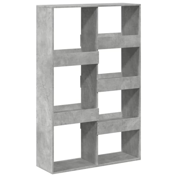vidaXL Romdeler betonggrå 100x33x155,5 cm konstruert tre