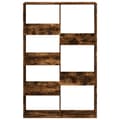 Miniatyrbilde 5 av 11: vidaXL Romdeler røkt eik 100x33x155,5 cm konstruert tre