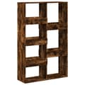 Miniatyrbilde 1 av 11: vidaXL Romdeler røkt eik 100x33x155,5 cm konstruert tre