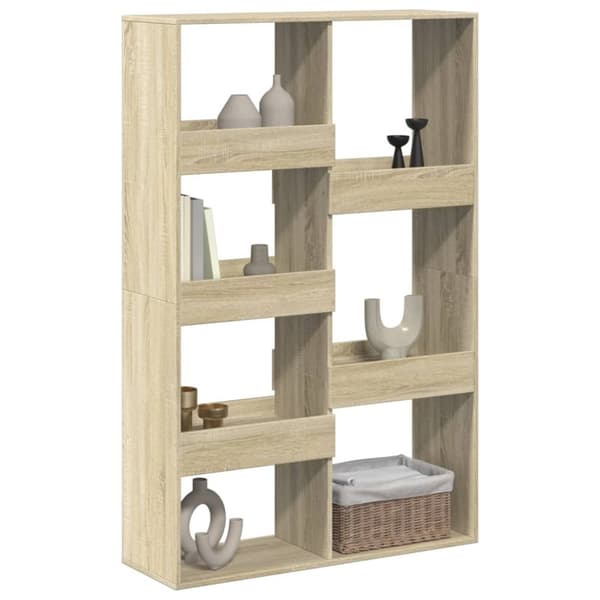 vidaXL Romdeler sonoma eik 100x33x155,5 cm konstruert tre