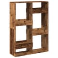 Miniatyrbillede 3 af 11: vidaXL rumdeler 100x33x135 cm konstrueret træ antikt træ
