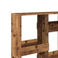 Miniatyrbillede 8 af 11: vidaXL rumdeler 100x33x135 cm konstrueret træ antikt træ