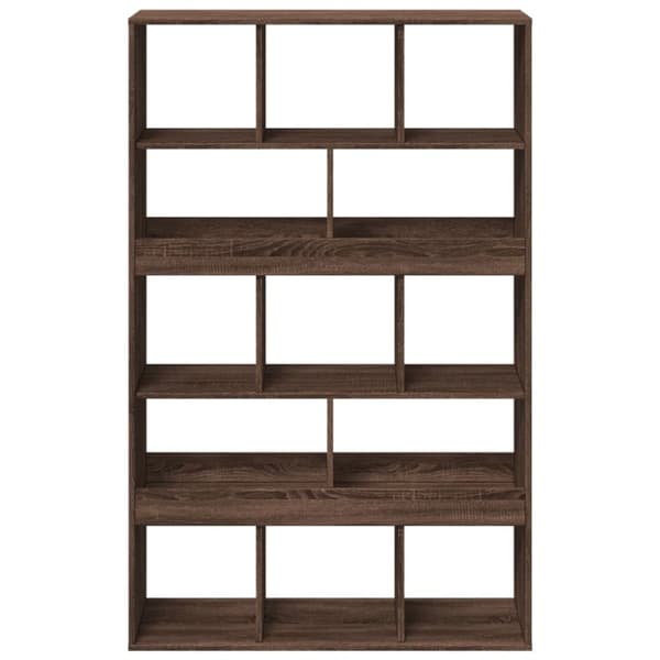 vidaXL rumdeler 100x33x156,5 cm konstrueret træ brun egetræsfarve