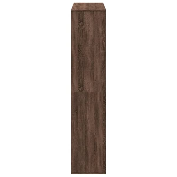 vidaXL rumdeler 100x33x156,5 cm konstrueret træ brun egetræsfarve
