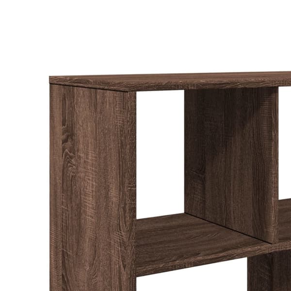 vidaXL rumdeler 100x33x156,5 cm konstrueret træ brun egetræsfarve