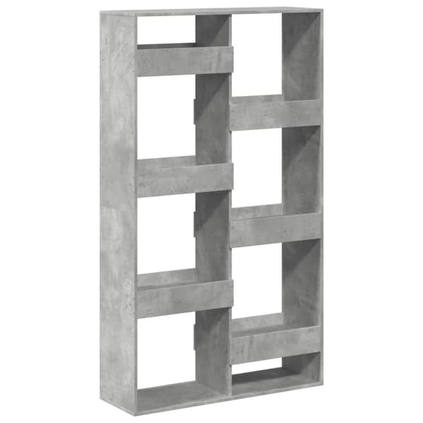 vidaXL rumdeler 100x33x175 cm konstrueret træ betongrå