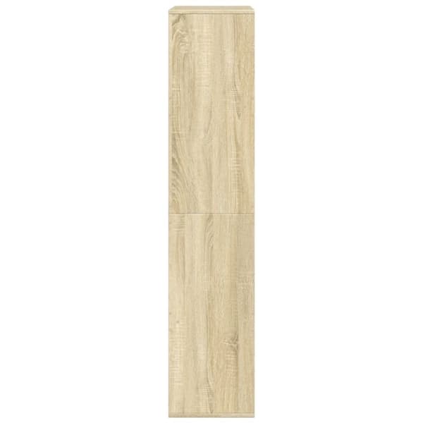 vidaXL rumdeler 100x33x155,5 cm konstrueret træ sonoma-eg