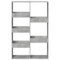 Pikkukuva 5 / 11: vidaXL Huoneenjakaja betoninharmaa 100x33x155,5 cm tekninen puu