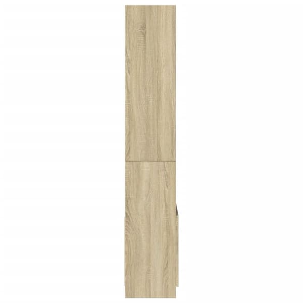 vidaXL højskab 63x33x180 cm konstrueret træ sonoma-eg