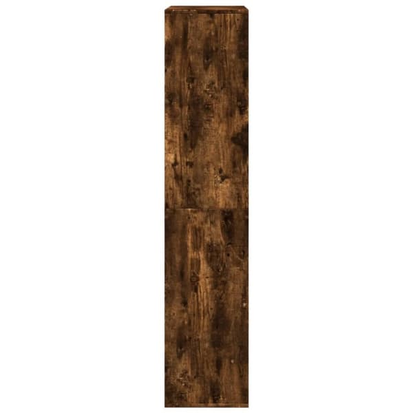 vidaXL rumdeler 100x33x155,5 cm konstrueret træ røget egetræsfarve