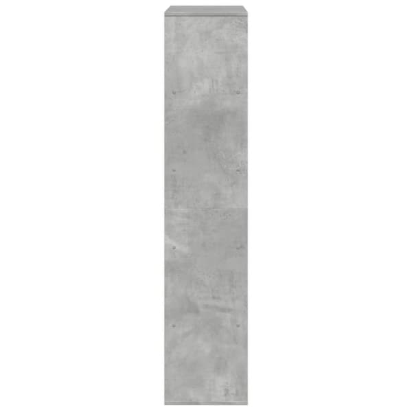 vidaXL rumdeler 100x33x156,5 cm konstrueret træ betongrå