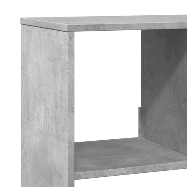 vidaXL rumdeler 100x33x156,5 cm konstrueret træ betongrå