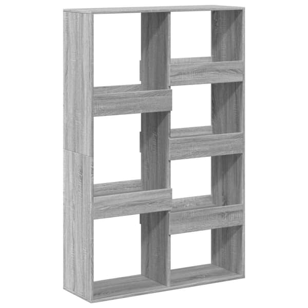 vidaXL rumdeler 100x33x155,5 cm konstrueret træ grå sonoma-eg