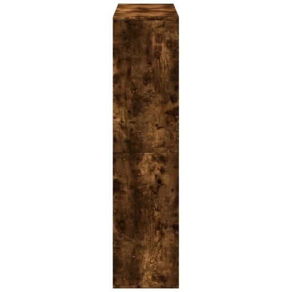 vidaXL rumdeler 100x33x135 cm konstrueret træ røget egetræsfarve