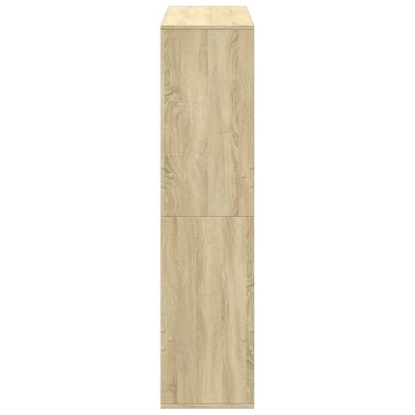 vidaXL rumdeler 100x33x135 cm konstrueret træ sonoma-eg