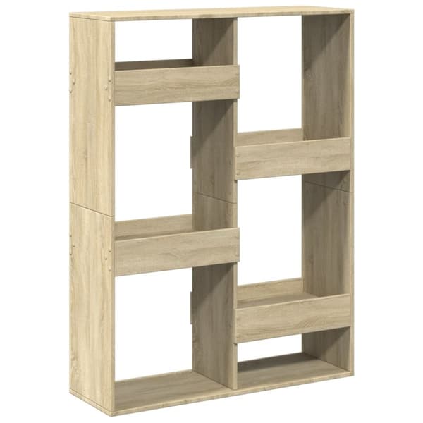 vidaXL rumdeler 100x33x135 cm konstrueret træ sonoma-eg