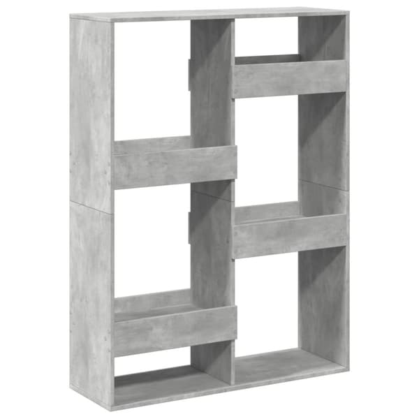 vidaXL rumdeler 100x33x135 cm konstrueret træ betongrå