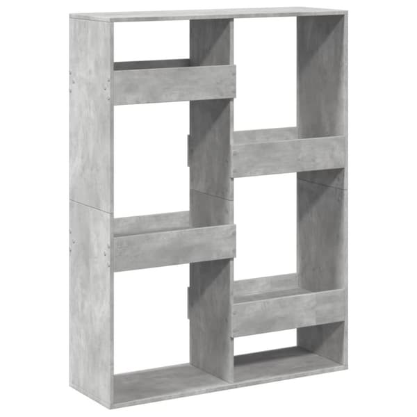 vidaXL rumdeler 100x33x135 cm konstrueret træ betongrå