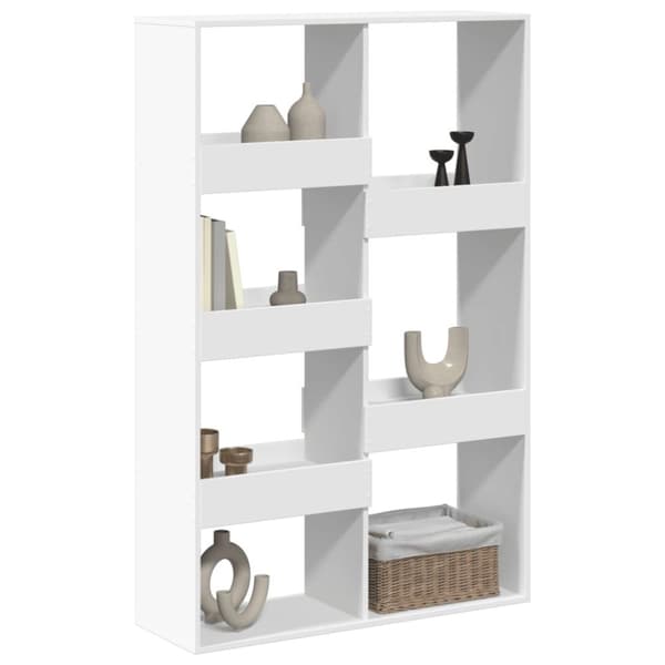 vidaXL rumdeler 100x33x155,5 cm konstrueret træ hvid