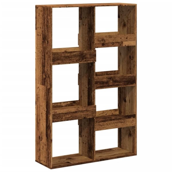 vidaXL rumdeler 100x33x155,5 cm konstrueret træ antikt træ