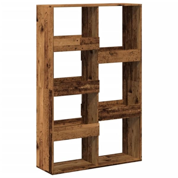 vidaXL rumdeler 100x33x155,5 cm konstrueret træ antikt træ