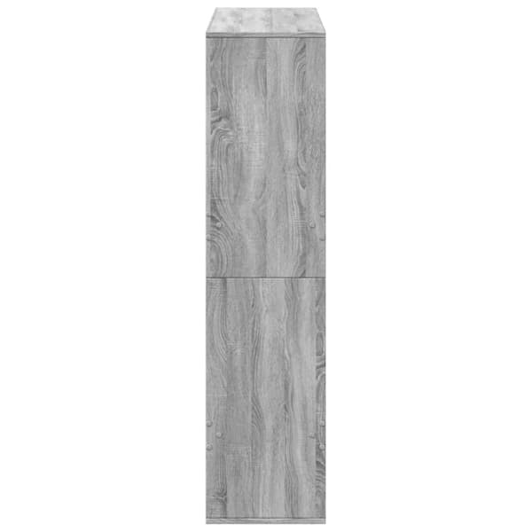vidaXL Romdeler grå sonoma 100x33x135 cm konstruert tre