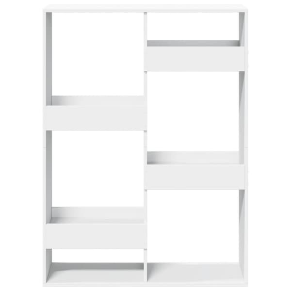 vidaXL Romdeler hvit 100x33x135 cm konstruert tre