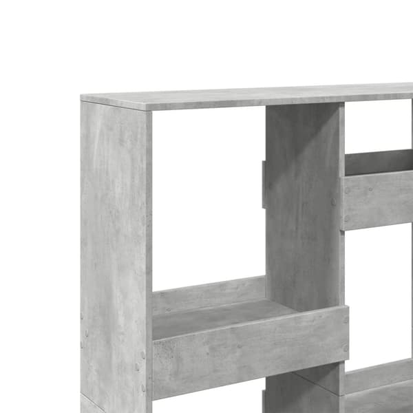 vidaXL Romdeler betonggrå 100x33x135 cm konstruert tre