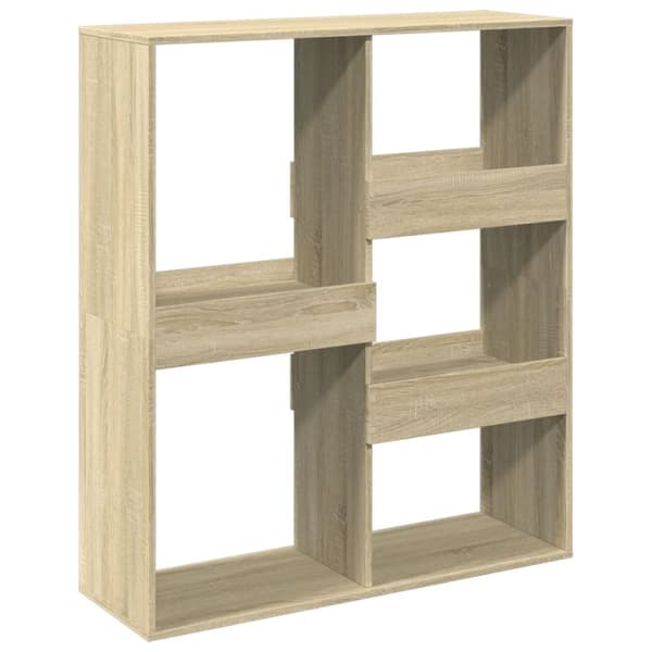 vidaXL rumdeler 100x33x115 cm konstrueret træ sonoma-eg