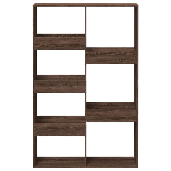 vidaXL rumdeler 100x33x155,5 cm konstrueret træ brun egetræsfarve