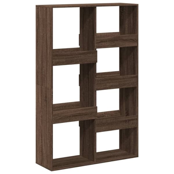 vidaXL rumdeler 100x33x155,5 cm konstrueret træ brun egetræsfarve