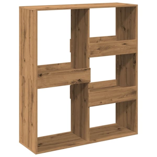 vidaXL rumdeler 100x33x115 cm konstrueret træ egetræsfarvet