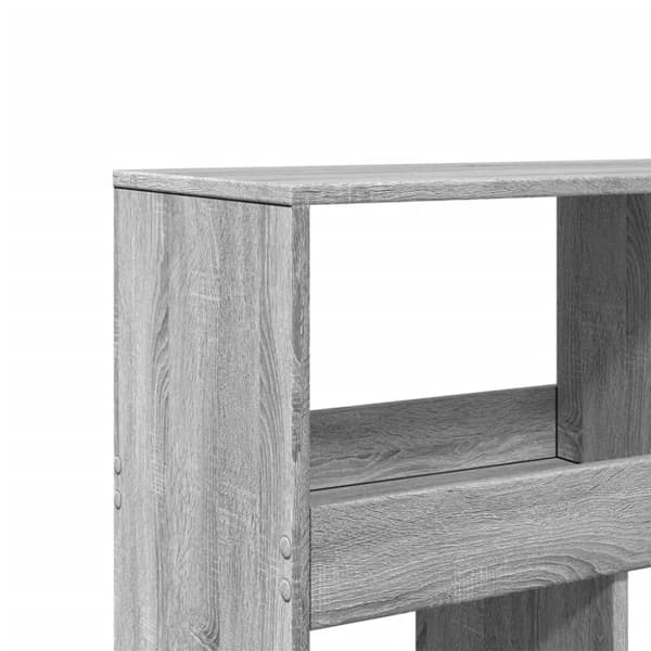 vidaXL rumdeler 100x33x187,5 cm konstrueret træ grå sonoma-eg