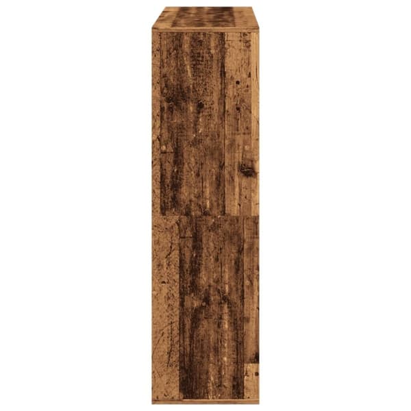 vidaXL rumdeler 100x33x115 cm konstrueret træ antikt træ