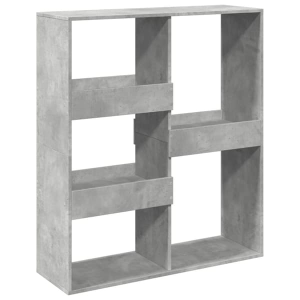 vidaXL rumdeler 100x33x115 cm konstrueret træ betongrå