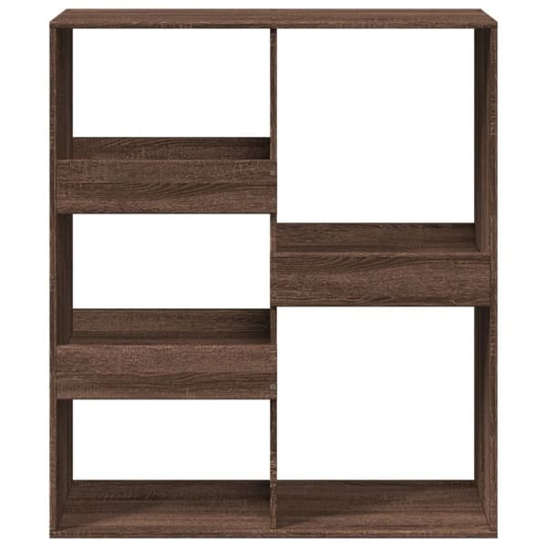 vidaXL Huoneenjakaja ruskea tammi 100x33x115 cm tekninen puu