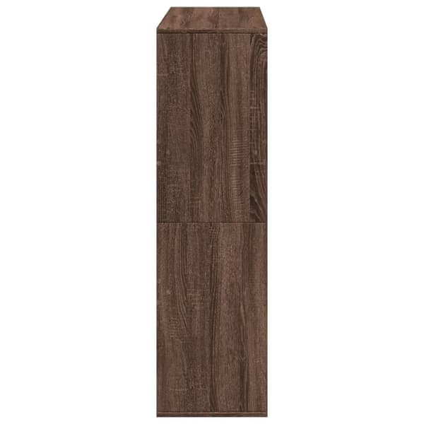 vidaXL Huoneenjakaja ruskea tammi 100x33x115 cm tekninen puu